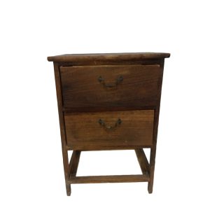 MESA AUXILIAR CON DOS CAJONES